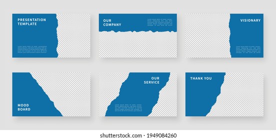 Modern presentation templates. Business presentation template and page layout design. Vector illustration.
