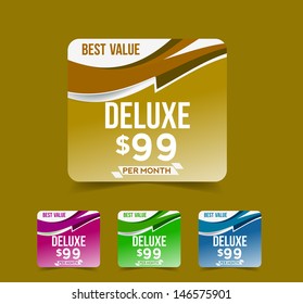 Modern Price Menu Design Template 