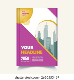 Moderno impresso pronto a4 Capa de livro e capa de brochura de negócios ou modelo de vetor de cartaz, adequado para relatório anual, revista, livreto, portfólio, folheto ou design de layout de cartaz