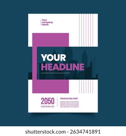 Modern print ready a4 Book cover and business brochure cover or poster vector template, annual report, magazine, booklet, portfolio, flyer layout vector design      