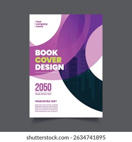 Modern print ready a4 Book cover and business brochure cover or poster vector template, annual report, magazine, booklet, portfolio, flyer layout vector design      