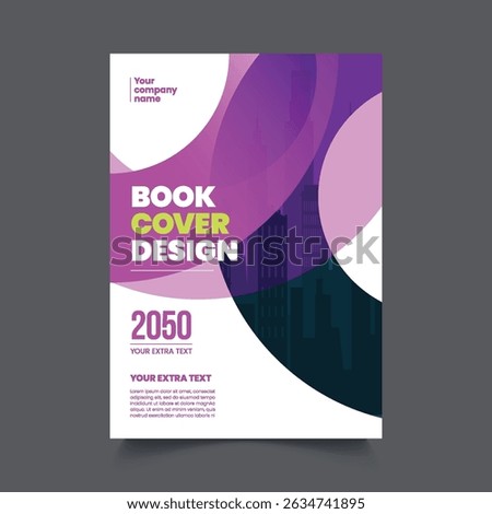 Modern print ready a4 Book cover and business brochure cover or poster vector template, annual report, magazine, booklet, portfolio, flyer layout vector design      