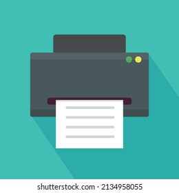 Modern printer icon. Printing, copier. Editable vector.