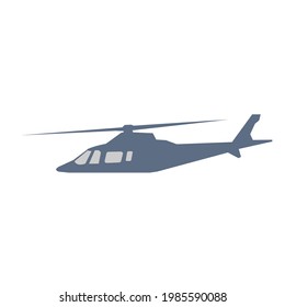diseño moderno de vectores de transporte de helicópteros privados