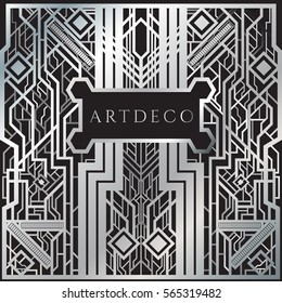 Modern processing of style of an Art Deco. Vector illustration.