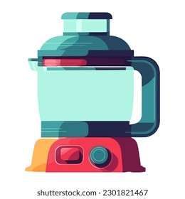 Icono aislado de la comida del procesador moderno