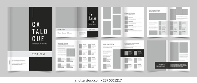 Modern Product Catalog, Brochure Design, Catalogue Template, Company Catalog, Beauty Product Catalogue,