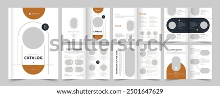 Modern Product Catalog, Brochure Design, Catalogue Template, Company Catalog, Beauty Product Catalogue