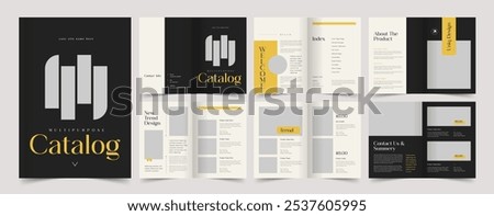 Modern Product Catalog, Brochure Design, Catalogue Template, Company Catalog, Beauty Product Catalogue