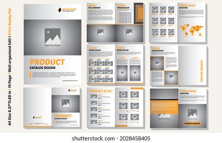 Modern Product Catalog Design Template