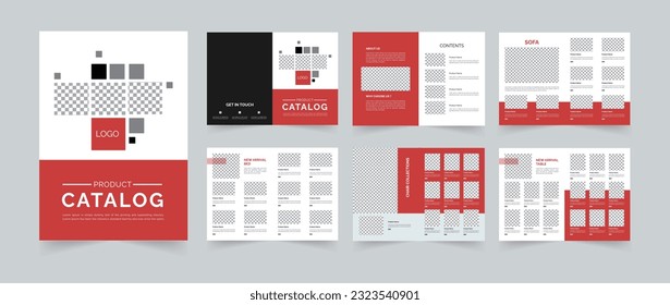 Modern Product catalog layout design template