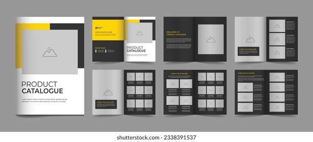 Modern product catalogue template design
