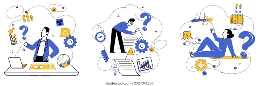 Modern product vector illustration. The presentation modern products is art, showcasing aspirations for excellence Innovation is engine propels luxury train modern product performance