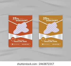 modern products sale rip card design and rip poster template