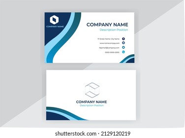 modern profesional buisness name card tamplate