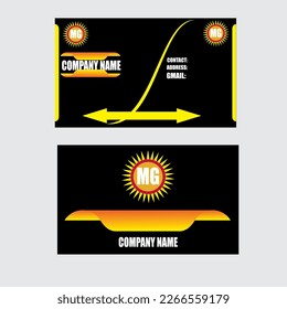 modern profesional buisness name card tamplate