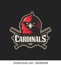 Modern Professional Baseball Cardinals Logo For Sport Team