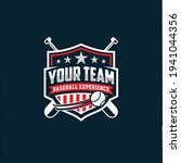Modern professional baseball template logo design for baseball club