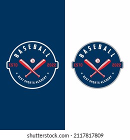 Modern professional baseball template logo design for baseball club