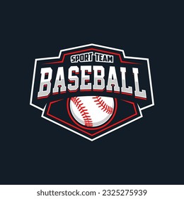 Diseño del logotipo de la plantilla profesional moderna de béisbol para el club de béisbol