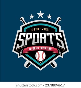 Modern professional baseball template logo design for baseball club