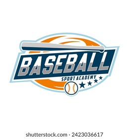 Modern professional baseball template logo design for baseball club