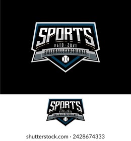 Modern professional baseball template logo design for baseball club