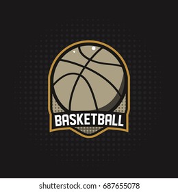 Modern Professional Basketball Logo