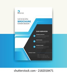 Modern Professional Brochure design template cover corporate brochure clean and creative company flyer brochure project presentation report print ready layout template