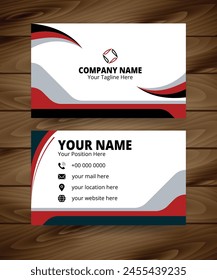 Modern Professional Business Card | Modern Corporate Business Card Design Template