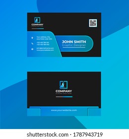 Modern professional business card. Creative business card template illustration