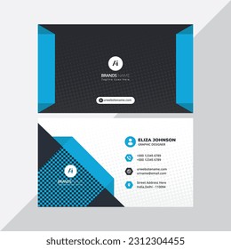 Modern Professional Business Card, Creative And Simple Business Visiting Card, Business Card Design Template 