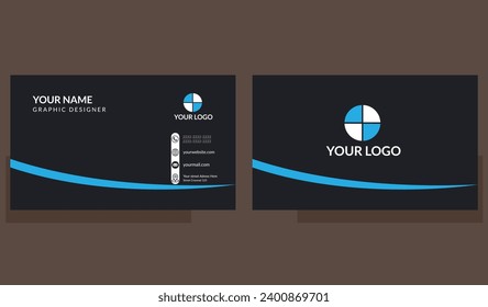 Modern Professional Business Card, Creative and Simple Business Card