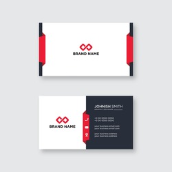 Modern Professional Business Card Design Vector