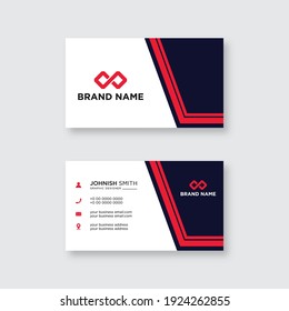 Modern professional business card design vector