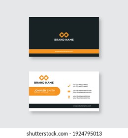 Modern professional business card design vector