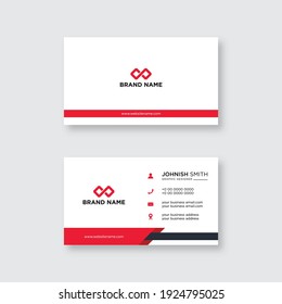 Modern professional business card design vector