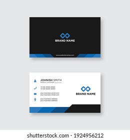 Modern professional business card design vector