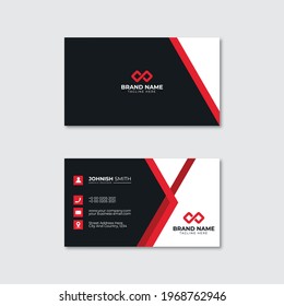 Modern professional business card design vector