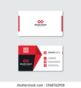 Modern professional business card design vector