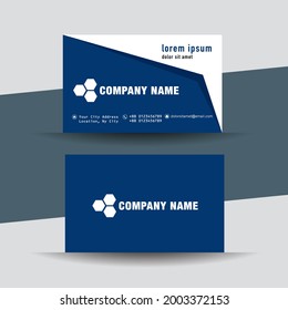 Modern professional business card design vector