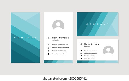 Modern and professional business card design template