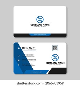 Modern professional business card design vector