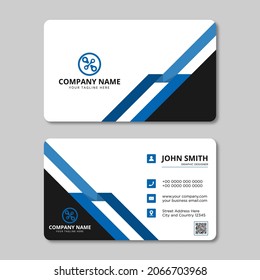 Modern professional business card design vector