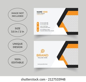 Modern professional business card design