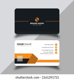 Modern professional business card design vector