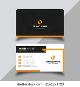 Modern professional business card design vector