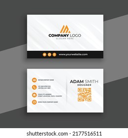 Modern professional business card design vector