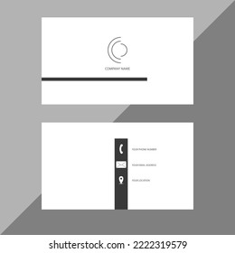 Modern professional business card design vector eps
