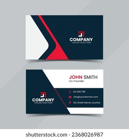 Modern professional business card Design, Business card template